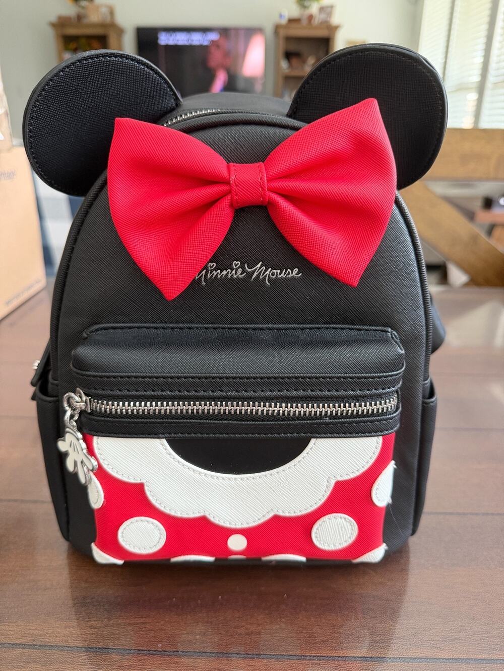 LOUNGEFLY LASR EXCLUSIVE DISNEY MINNIE MOUSE POLKA DOT COSPLAY MINI BACKPACK NWT